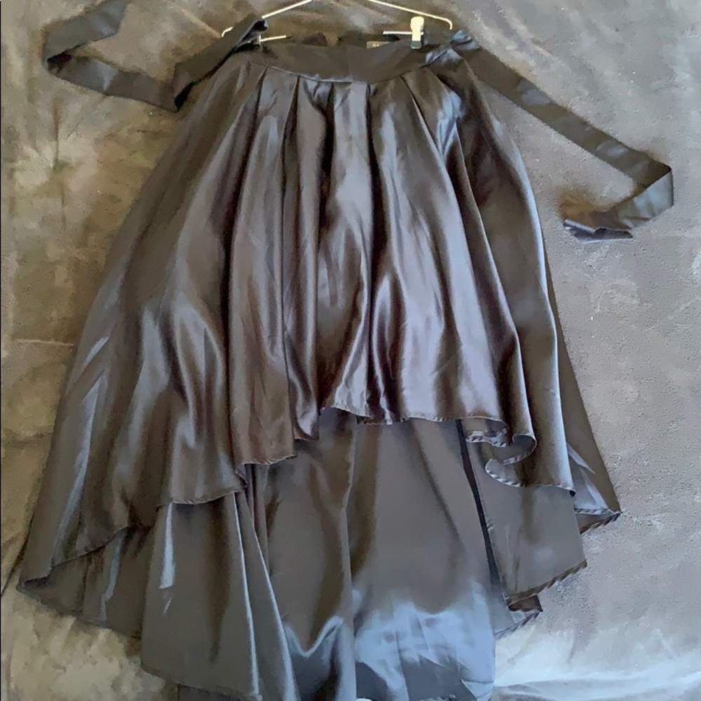 Garcia satin high low formal skirt sz M